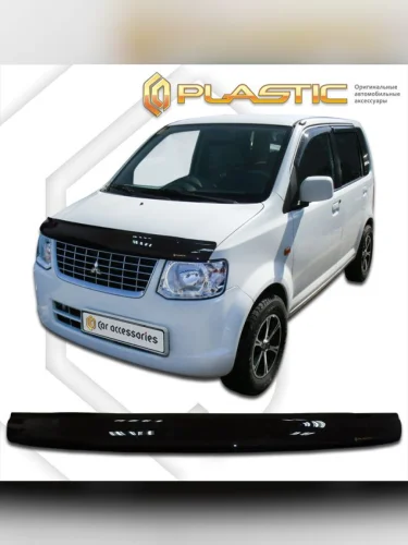 Дефлектор капота Classic черный Mitsubishi eK-Wagon  2006–2013