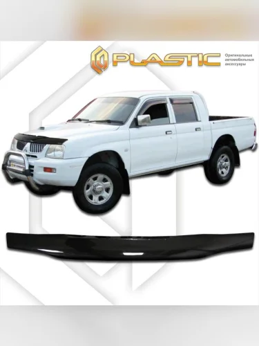Дефлектор капота Classic черный Mitsubishi L200  2005