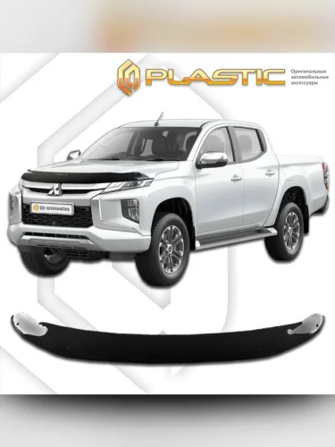 Дефлектор капота Classic черный Mitsubishi L200  2019-н.в.
