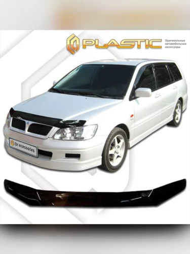 Дефлектор капота Classic черный Mitsubishi Lancer Cedia универсал 2000-2003