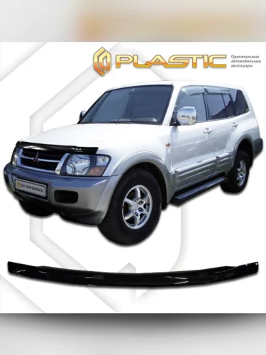 Дефлектор капота Classic черный Mitsubishi Montero  2002-2006
