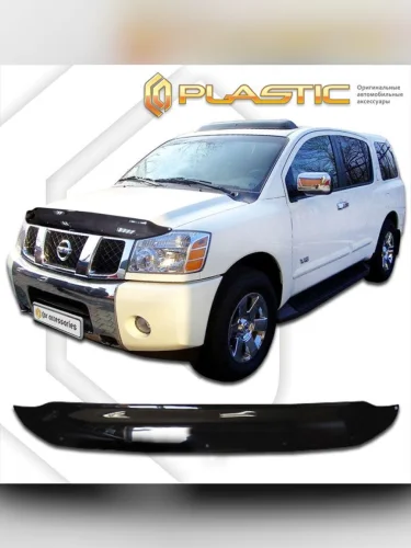 Дефлектор капота Classic черный Nissan Armada  2004–н.в.