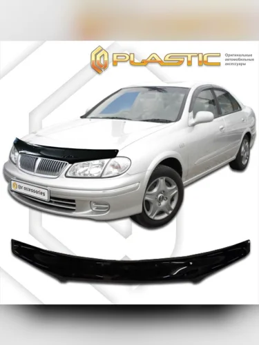 Дефлектор капота Classic черный Nissan Bluebird Sylphy  2000-2005