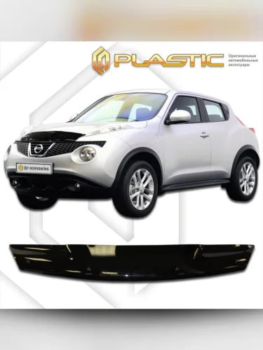 Дефлектор капота Classic черный Nissan Juke  2010-2018