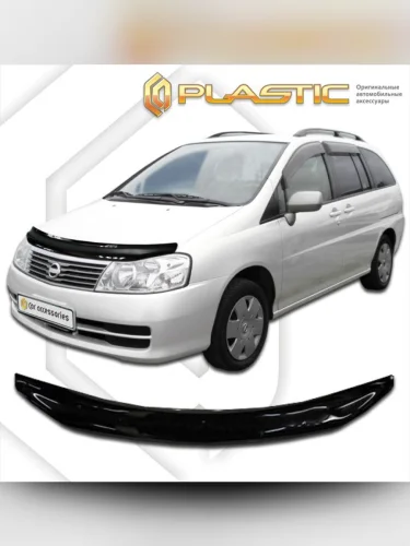 Дефлектор капота Classic черный Nissan Liberty  2001-2004