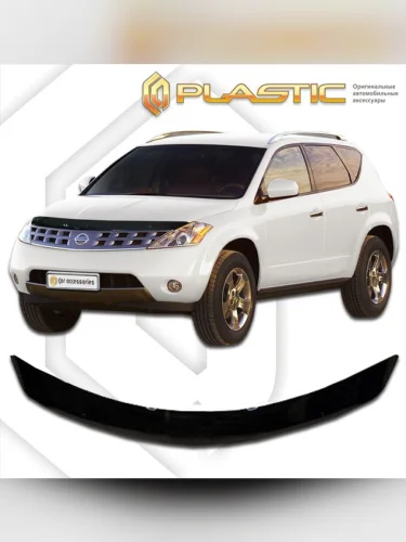 Дефлектор капота Classic черный Nissan Murano  2004-2009