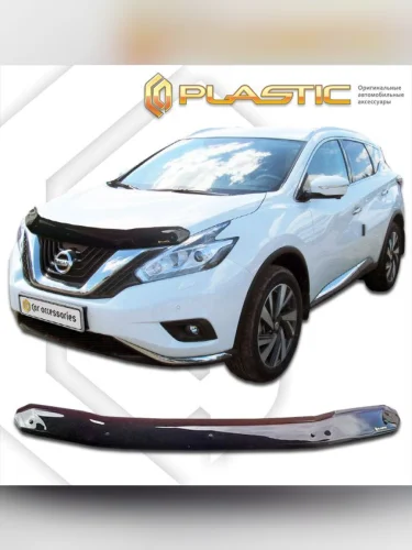 Дефлектор капота Classic черный Nissan Murano  2016–н.в. 