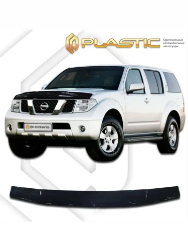 Дефлектор капота Classic черный Nissan Pathfinder  2011-2014