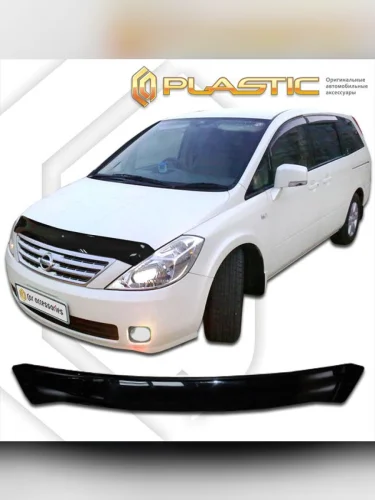 Дефлектор капота Classic черный Nissan Presage  2003-2006