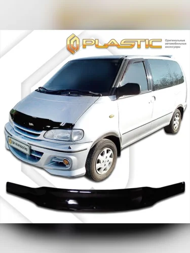 Дефлектор капота Classic черный Nissan Serena  1994-1999
