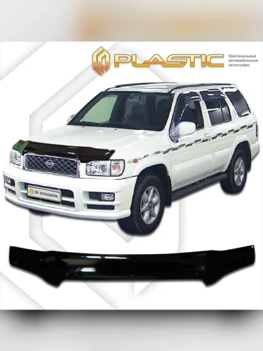 Дефлектор капота Classic черный Nissan Terrano  2002