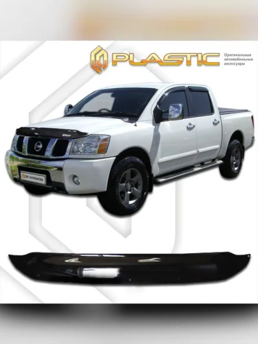 Дефлектор капота Classic черный Nissan Titan  2004-2007