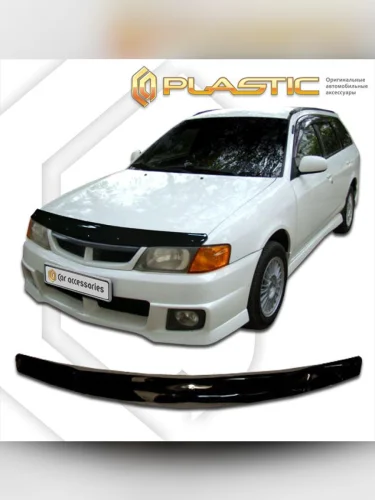 Дефлектор капота Classic черный Nissan Wingroad  1999-2001