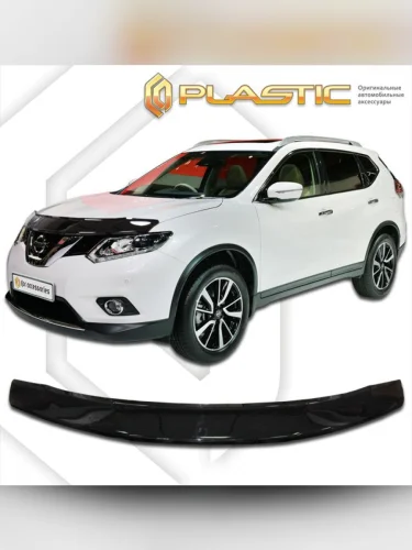 Дефлектор капота Classic черный Nissan X-Trail III поколение, джип/suv 5 дв. 2014-2022