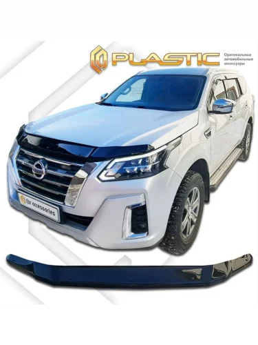 Дефлектор капота Classic черный Nissan Xterra III поколение, джип/suv 5 дв., рынок ОАЭ  2020 - н.в.