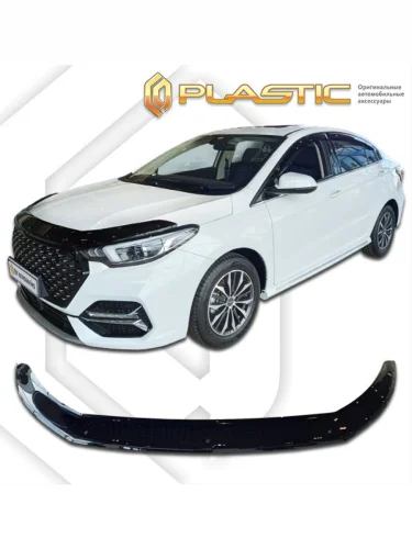 Дефлектор капота Classic черный Omoda S5 I поколение, седан, рынок РФ 2023 - н. в.