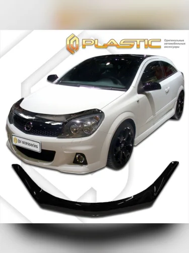 Дефлектор капота Classic черный Opel Astra седан 2004–2014