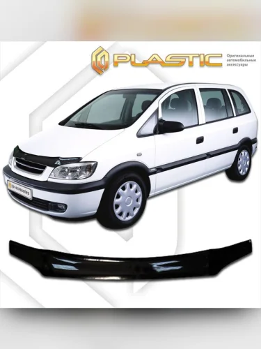 Дефлектор капота Classic черный Opel Zafira  2001-2004