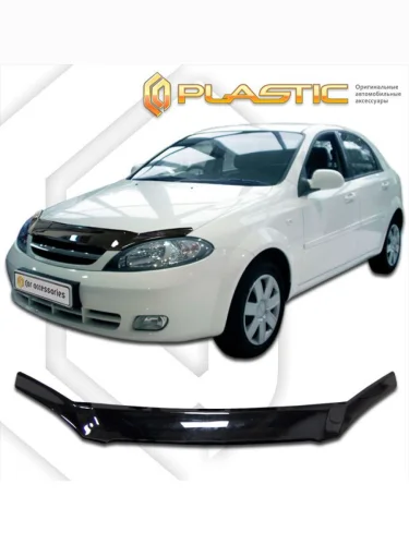 Дефлектор капота Classic черный Ravon Gentra  2015–н.в.