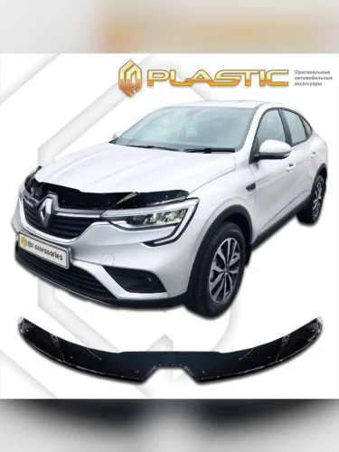 Дефлектор капота Classic черный Renault Arkana  2019-н.в.