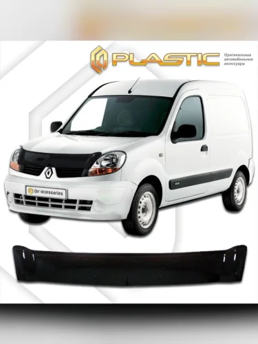 Дефлектор капота Classic черный Renault Kangoo  2003-2007