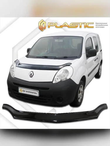Дефлектор капота Classic черный Renault Kangoo  2008-2013