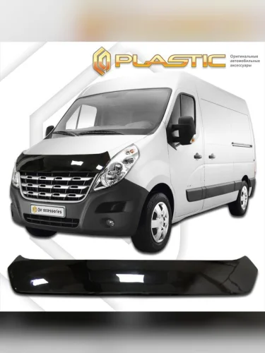 Дефлектор капота Classic черный Renault Master  2010–2015