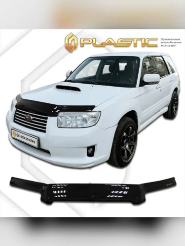 Дефлектор капота Classic черный Subaru Forester  2005-2008