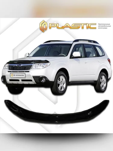 Дефлектор капота Classic черный Subaru Forester  2008-2012