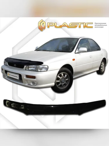 Дефлектор капота Classic черный Subaru Impreza  1994-1999