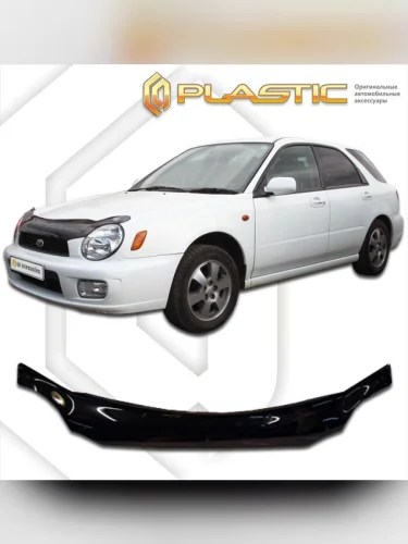 Дефлектор капота Classic черный Subaru Impreza  1999-2002