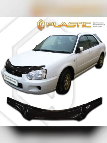 Дефлектор капота Classic черный Subaru Impreza  2003-2006