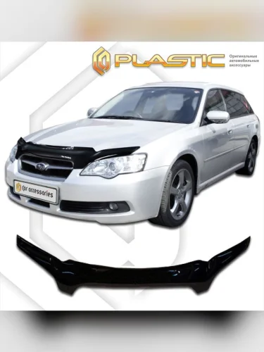 Дефлектор капота Classic черный Subaru Legacy Cедан 2003-2009