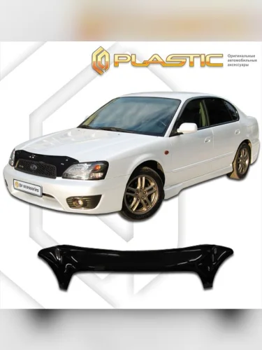 Дефлектор капота Classic черный Subaru Legacy  2001-2002