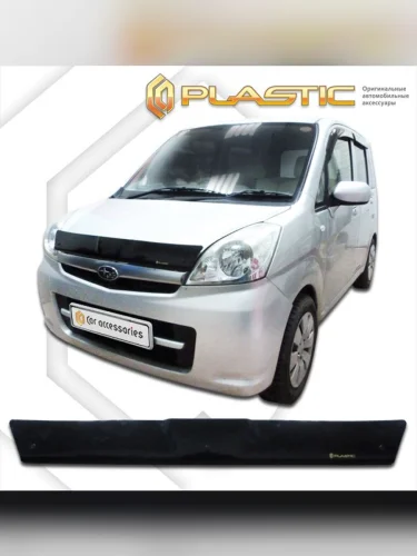 Дефлектор капота Classic черный Subaru Stella  2006-2011
