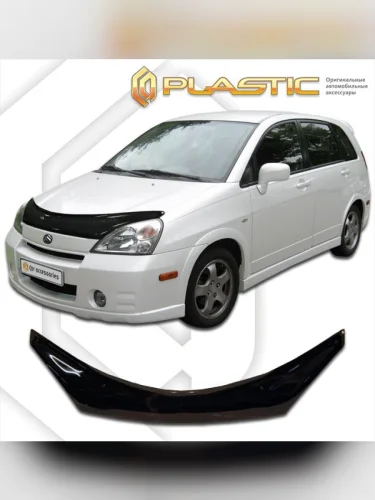 Дефлектор капота Classic черный Suzuki Aerio  2001-2007
