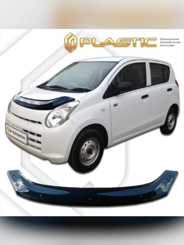 Дефлектор капота Classic черный Suzuki Alto  2010-2014
