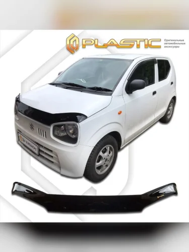 Дефлектор капота Classic черный Suzuki Alto VIII поколение 2015–н.в.  