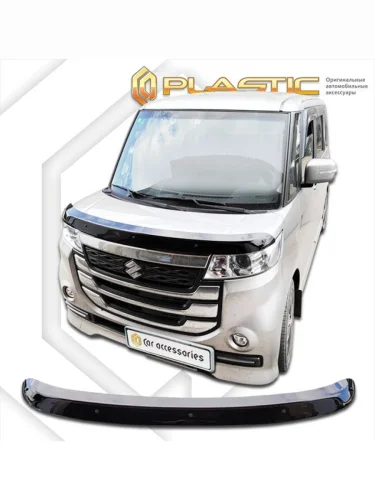 Дефлектор капота Classic черный Suzuki Spacia Custom Concept, Custom Hybrid XS 2017 - н.в.