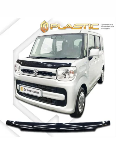 Дефлектор капота Classic черный Suzuki Spacia II поколение, хэтчбек 5 дв., рынок Японии 2020 - 2024