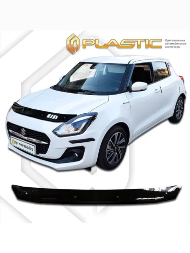 Дефлектор капота Classic черный Suzuki Swift  2016-н.в.