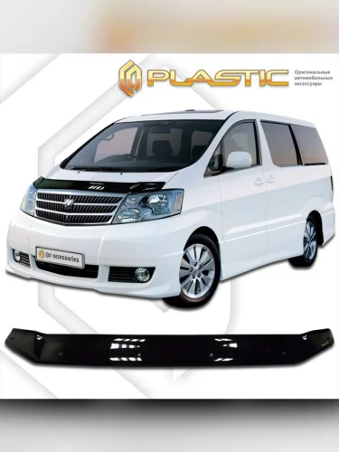 Дефлектор капота Classic черный Toyota Alphard  2003–2008