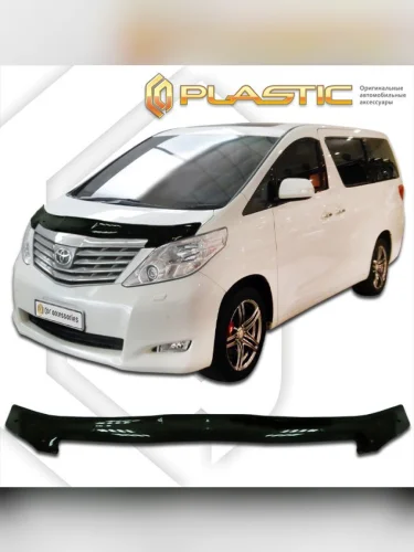 Дефлектор капота Classic черный Toyota Alphard  2008–2011
