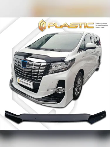 Дефлектор капота Classic черный Toyota Alphard  2015-2017