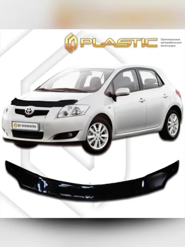 Дефлектор капота Classic черный Toyota Auris  2007–2010