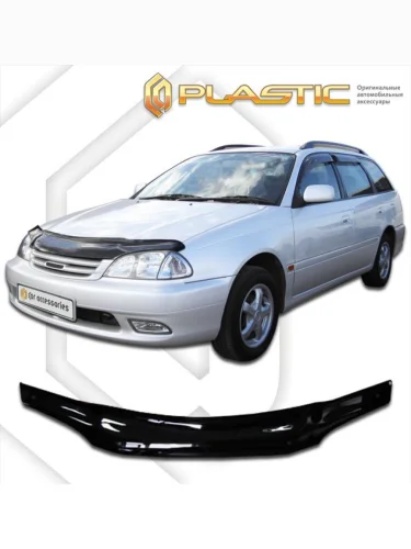 Дефлектор капота Classic черный Toyota Avensis седан 2000-2003