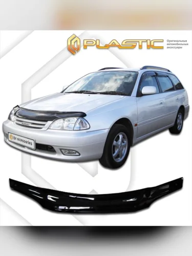 Дефлектор капота Classic черный Toyota Caldina  2000-2002