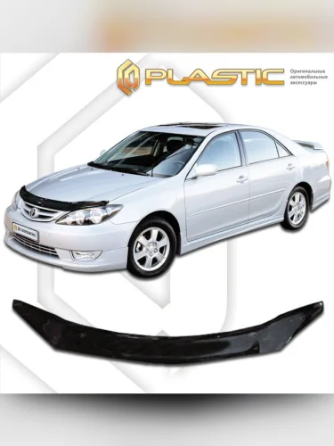 Дефлектор капота Classic черный Toyota Camry  2004-2006