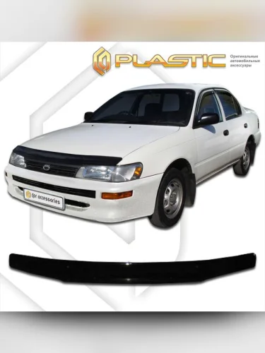 Дефлектор капота Classic черный Toyota Corolla седан 1991-1995