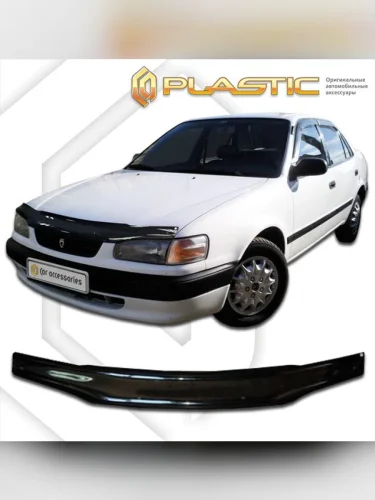 Дефлектор капота Classic черный Toyota Corolla  1995-2000